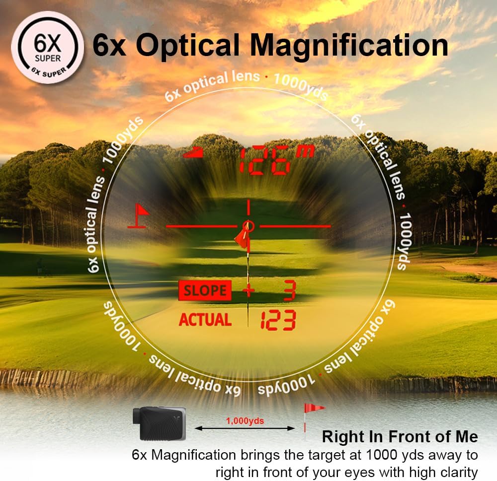 Voice Caddie L6 plus Télémètre Laser de Golf
